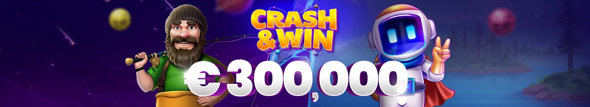 Crash-and-win banner